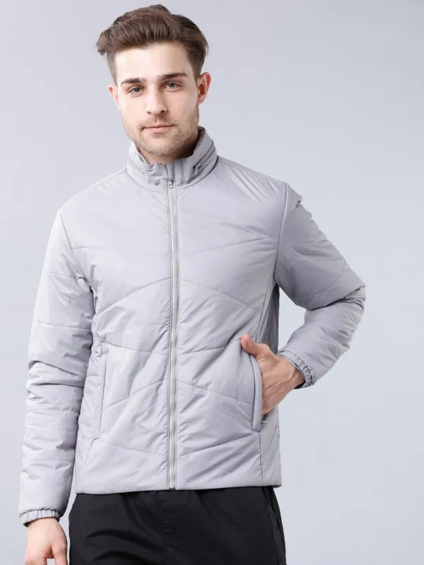 Grey Puffer Jacket