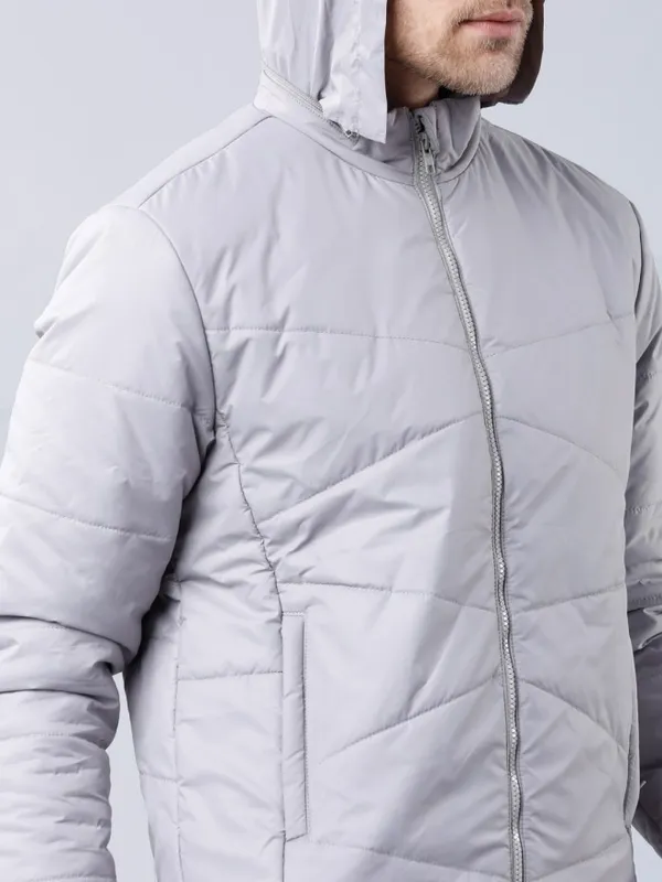 Grey Puffer Jacket