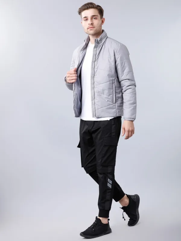 Grey Puffer Jacket
