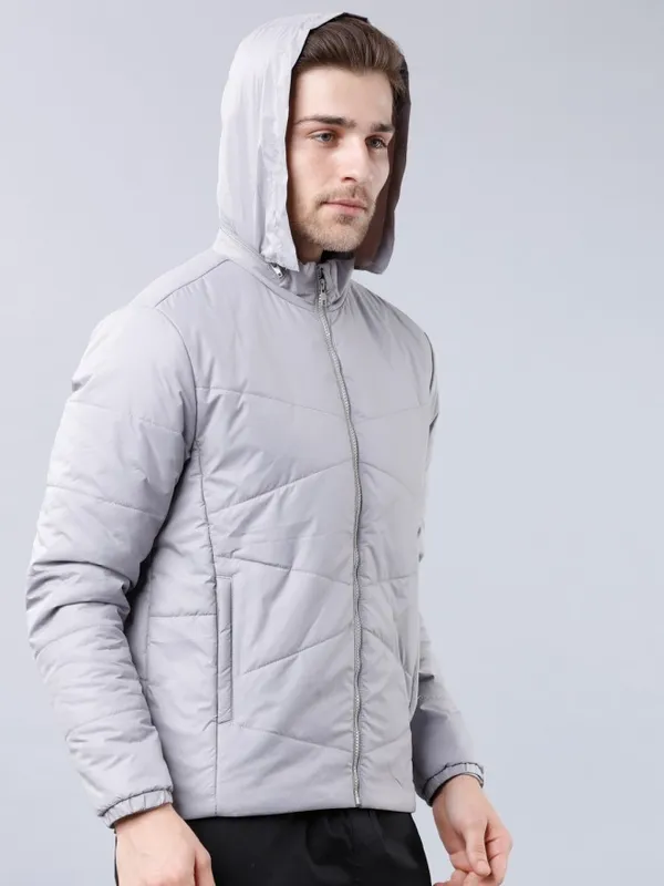 Grey Puffer Jacket