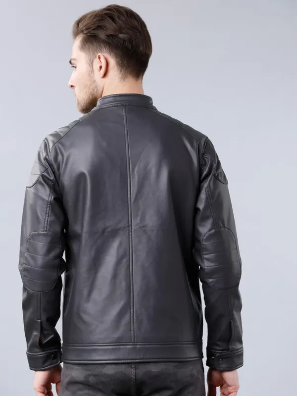 Charcoal Biker Jacket