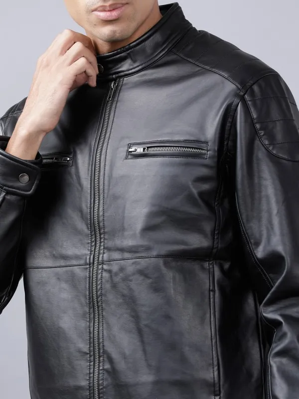 Black Biker Jacket