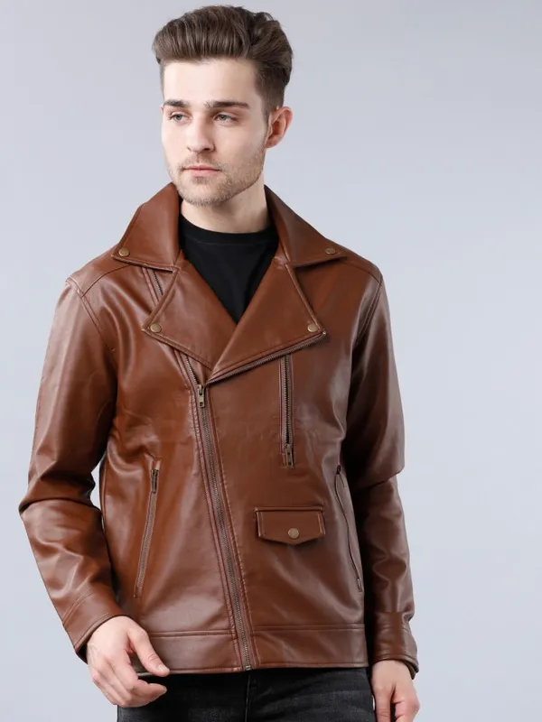 Brown Biker Jacket