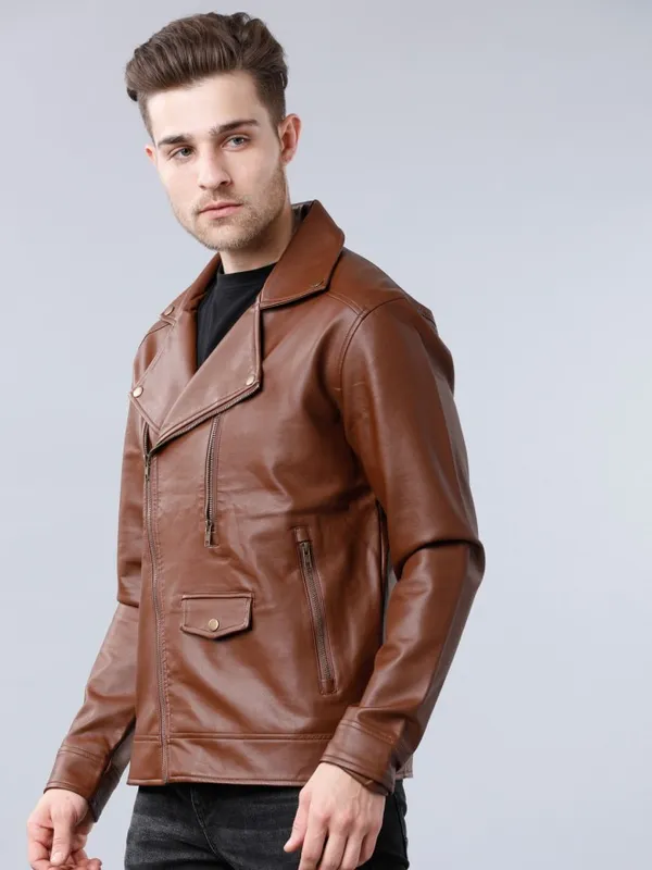 Brown Biker Jacket