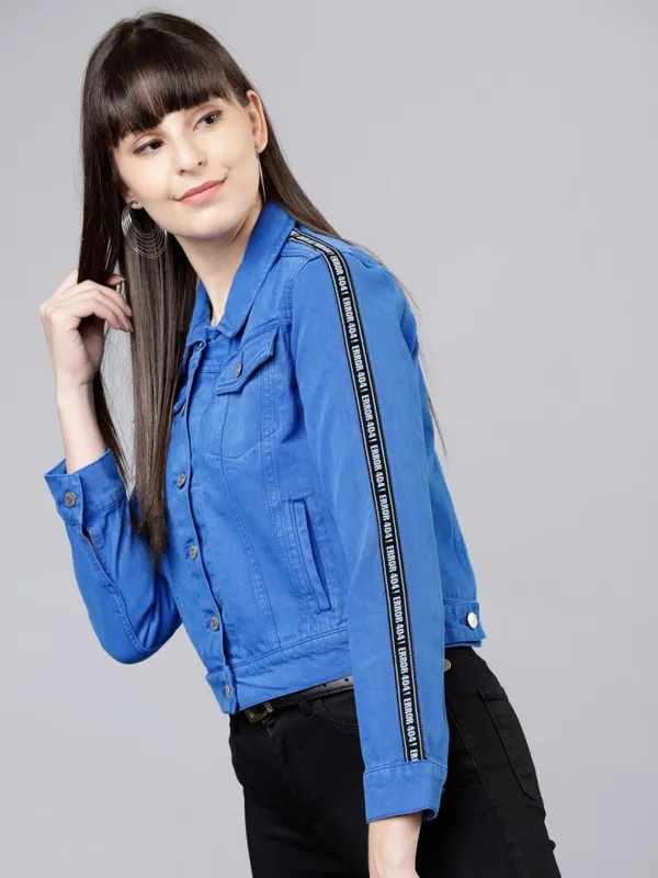  Tokyo Talkies Women Blue Jackets