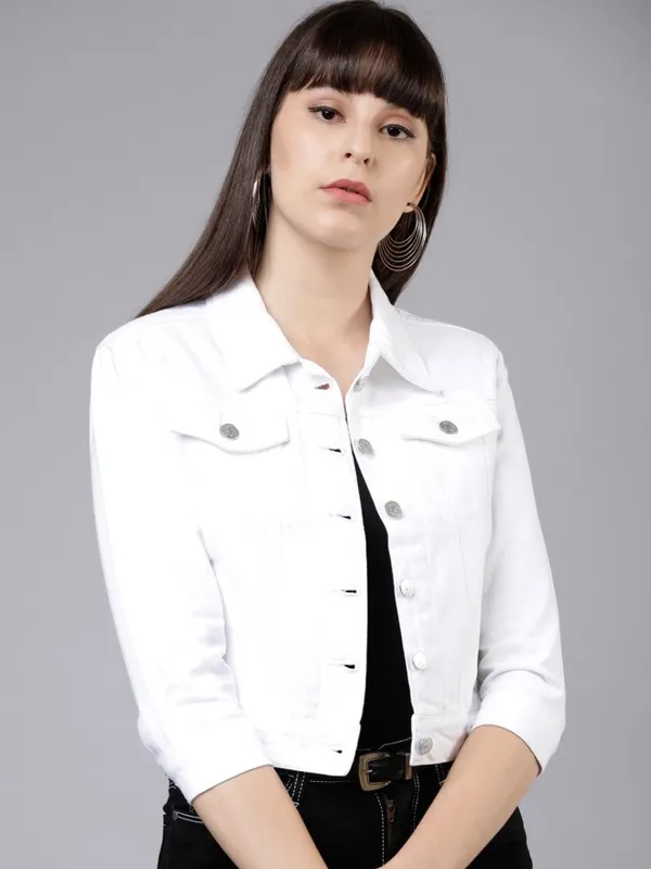  Tokyo Talkies Women White Jackets