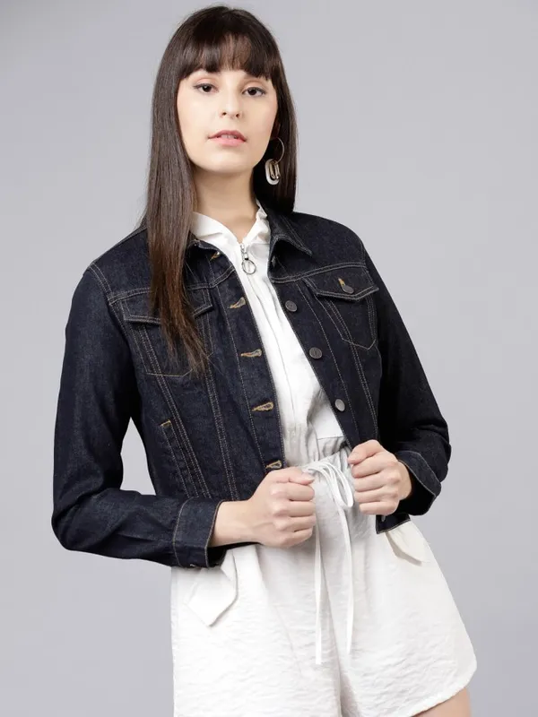 Women Solid Jacket