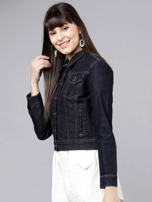 Women Solid Jacket