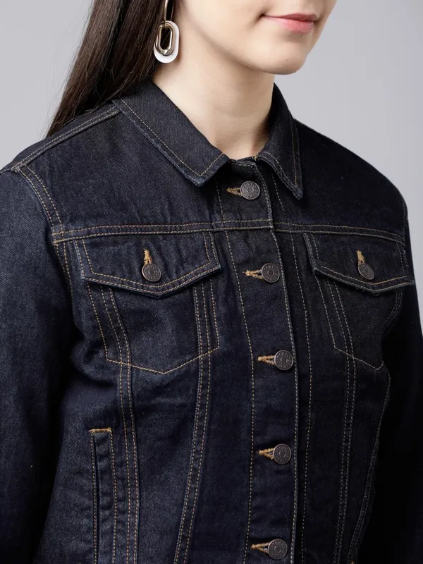 Women Solid Jacket