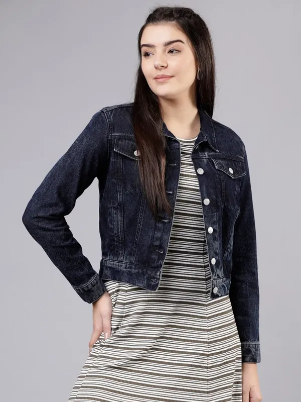 Women Solid Jacket