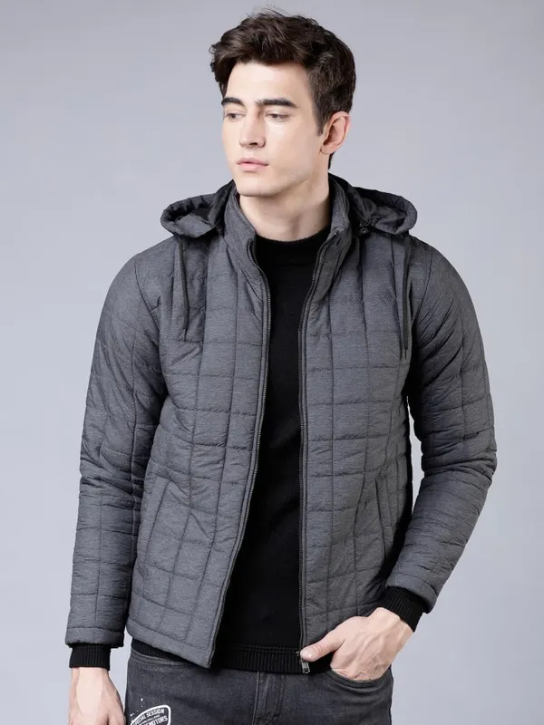  Highlander Men Black Solid Jackets