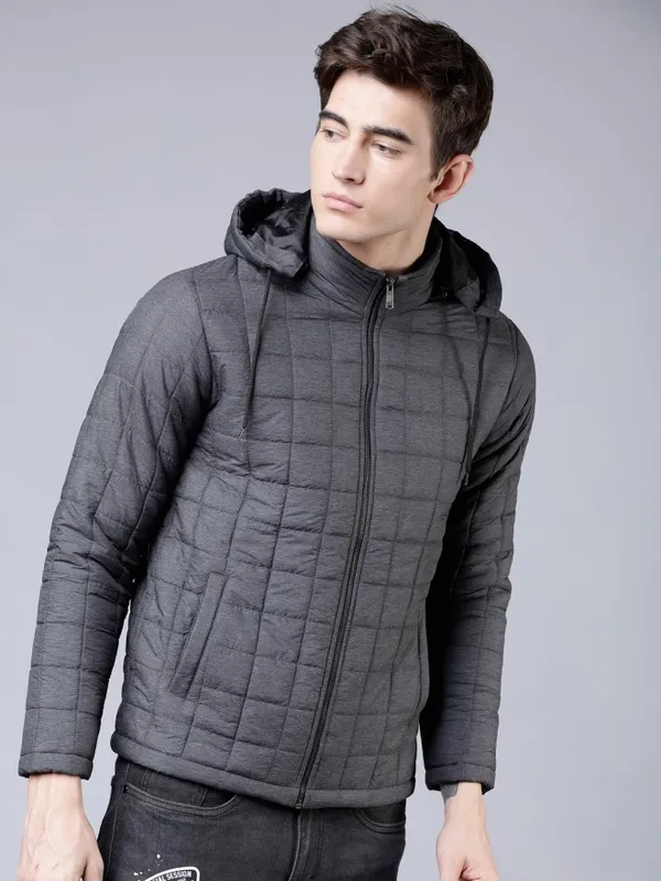  Highlander Men Black Solid Jackets