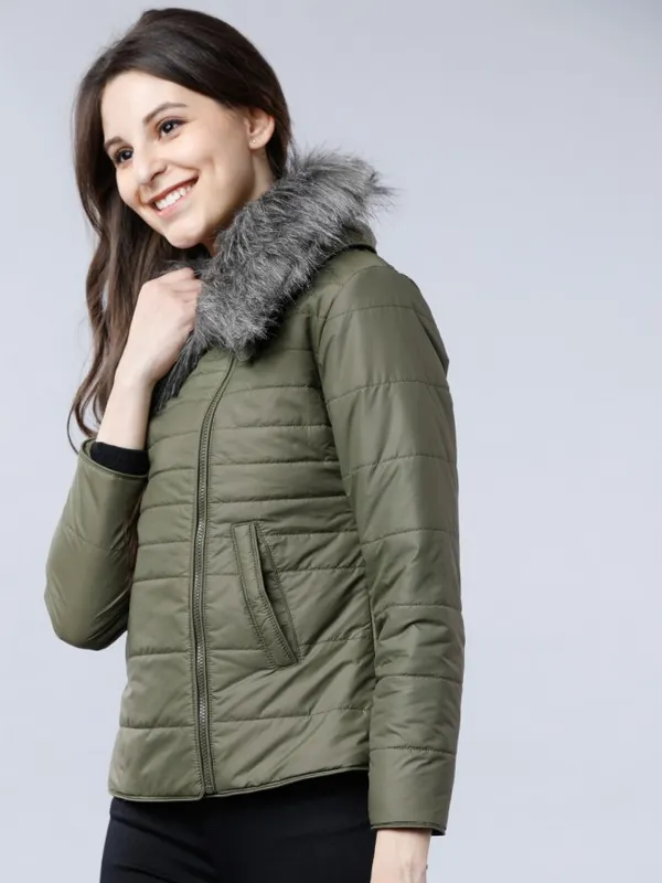  Tokyo Talkies Women Olive Jackets