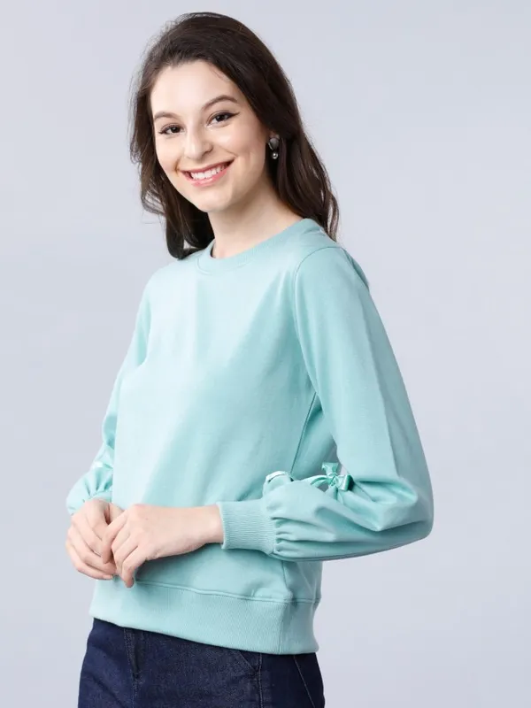 Women Solid Sweatshirts