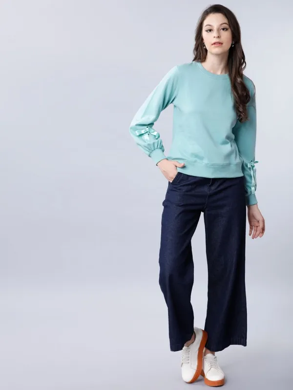 Women Solid Sweatshirts