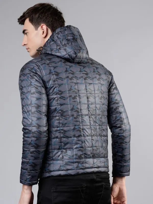 Navy Blue Puffer Jacket
