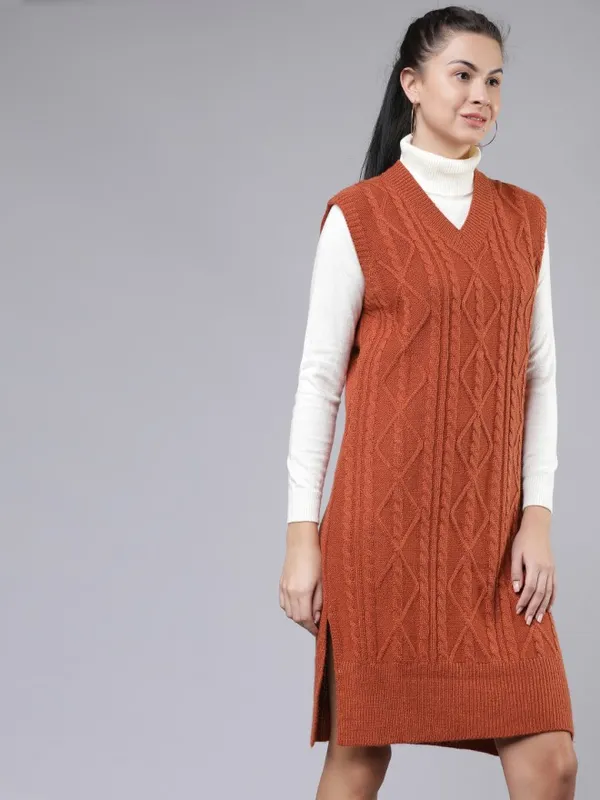  Tokyo Talkies Women Brown Sweaters