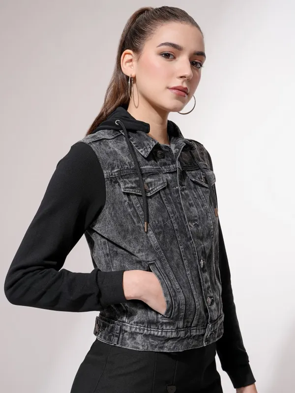  Tokyo Talkies Women Black Jackets