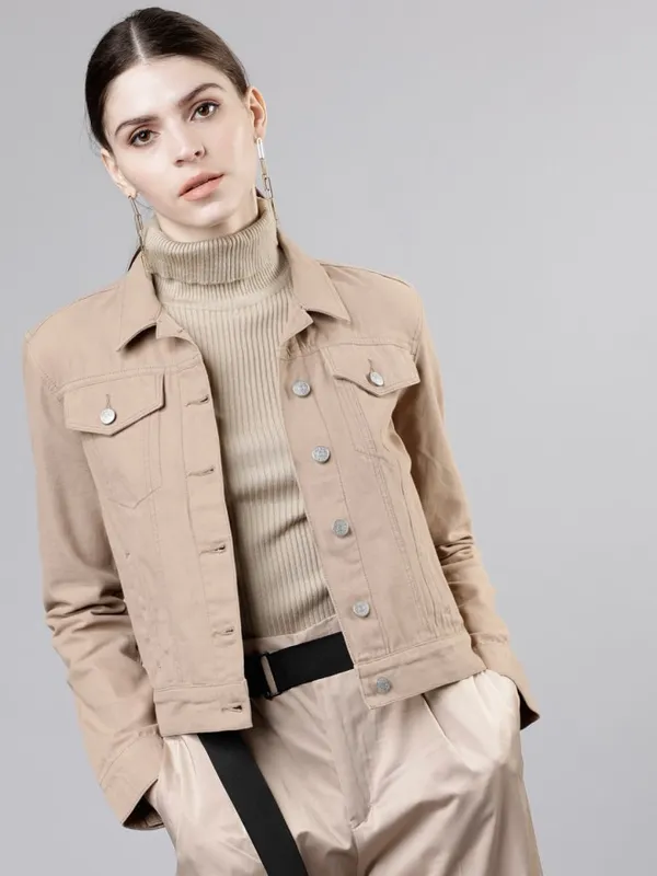  Tokyo Talkies Women Beige Jackets