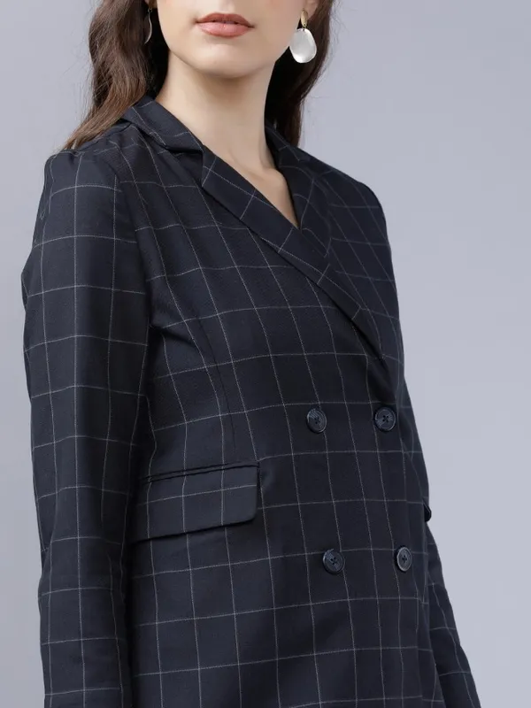  Tokyo Talkies Women Navy Blue Blazers
