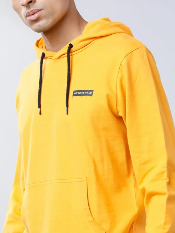  Highlander Men Yellow Hood Pullover Sweatshirts