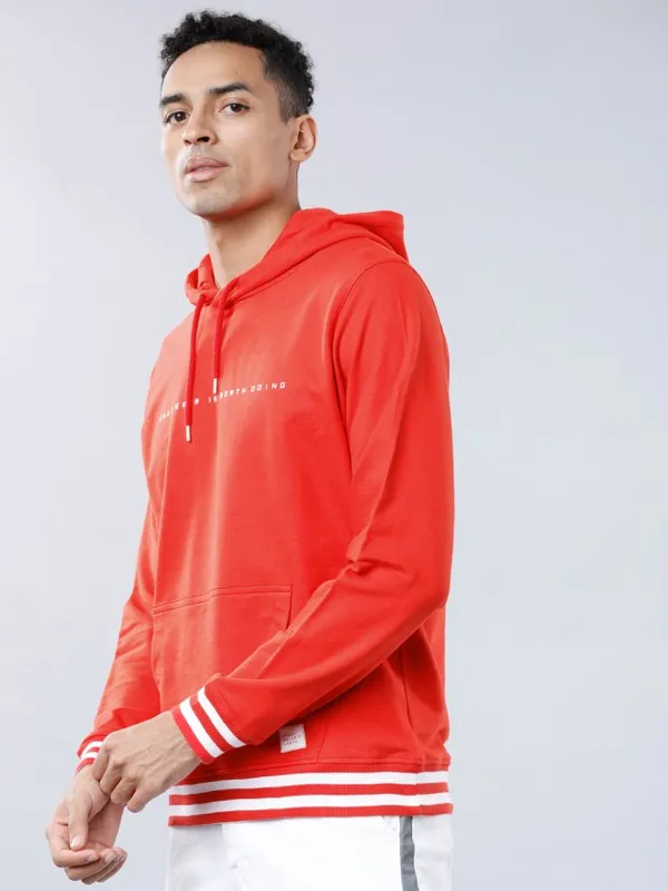 Men Printed Hoodie Sweatshirt