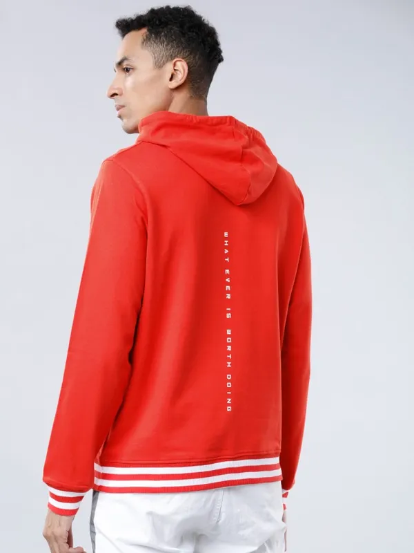 Men Printed Hoodie Sweatshirt
