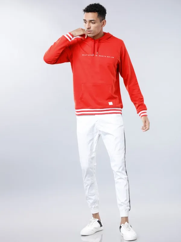 Men Printed Hoodie Sweatshirt