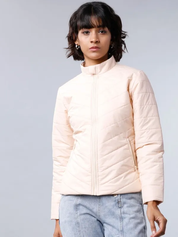  Tokyo Talkies Women Beige Puffer Jacket Jackets