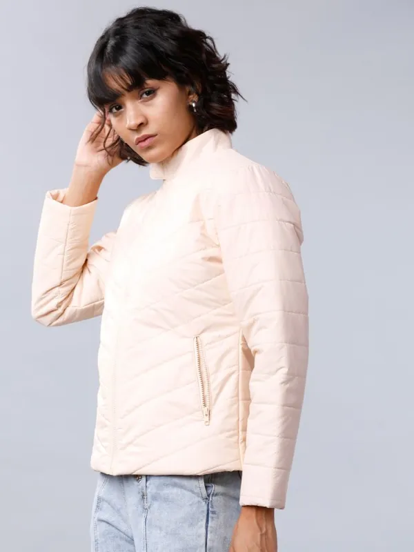  Tokyo Talkies Women Beige Puffer Jacket Jackets