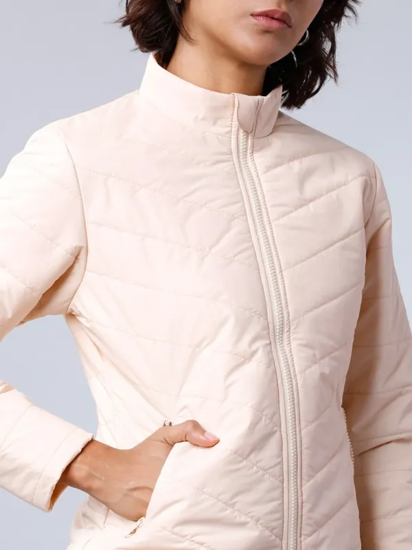  Tokyo Talkies Women Beige Puffer Jacket Jackets