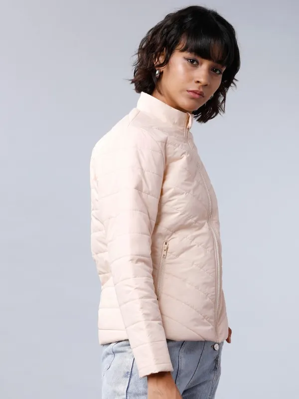  Tokyo Talkies Women Beige Puffer Jacket Jackets