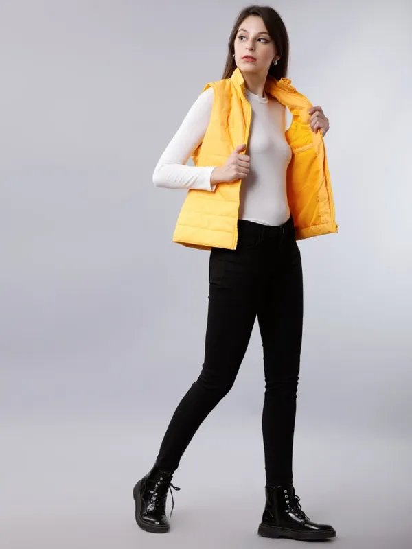  Tokyo Talkies Women Yellow Puffer Jacket Jackets