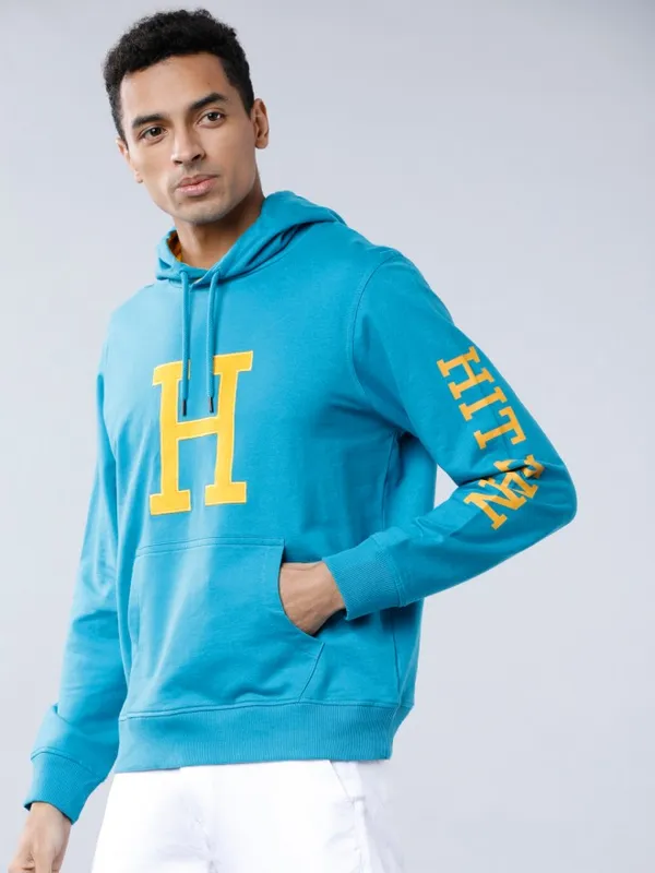 Men Printed Hoodie Sweatshirt