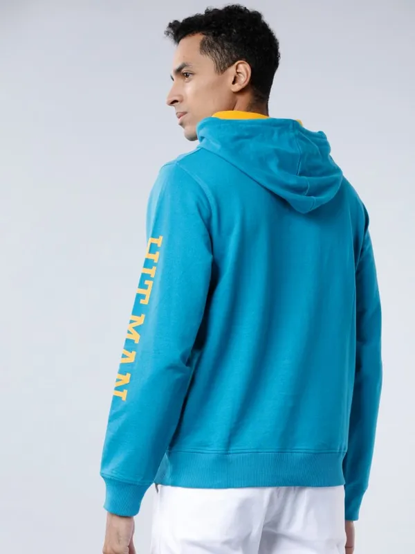 Men Printed Hoodie Sweatshirt