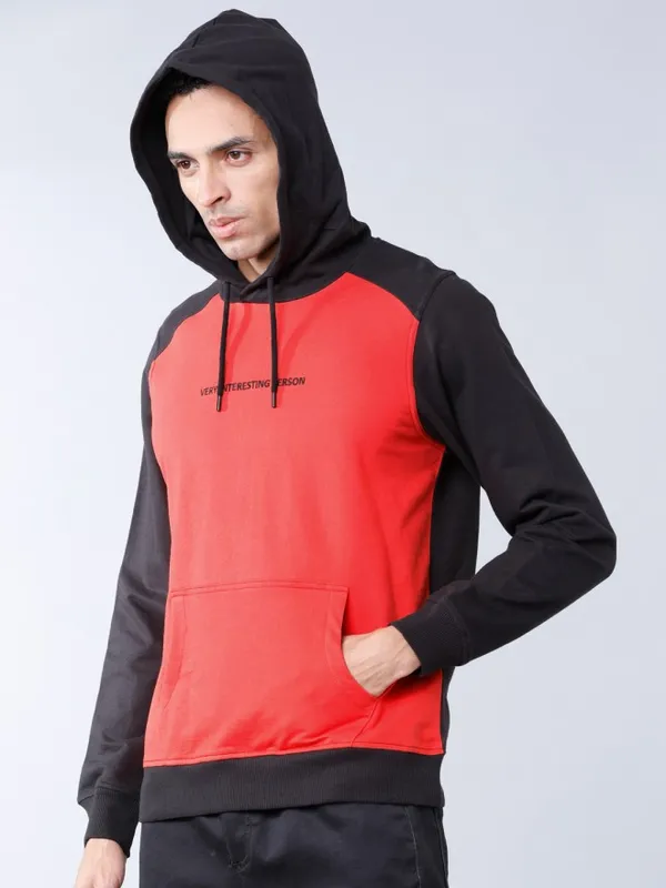  Highlander Men Red Hood Pullover Sweatshirts
