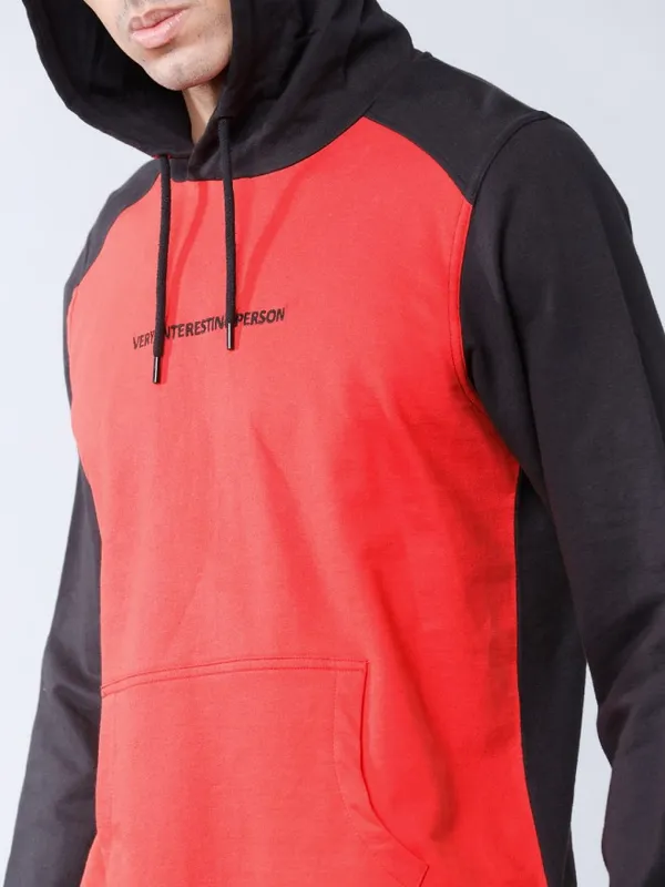  Highlander Men Red Hood Pullover Sweatshirts