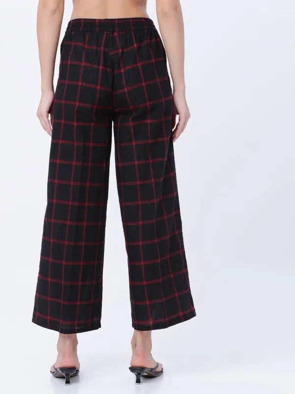 Women Checked Palazzos