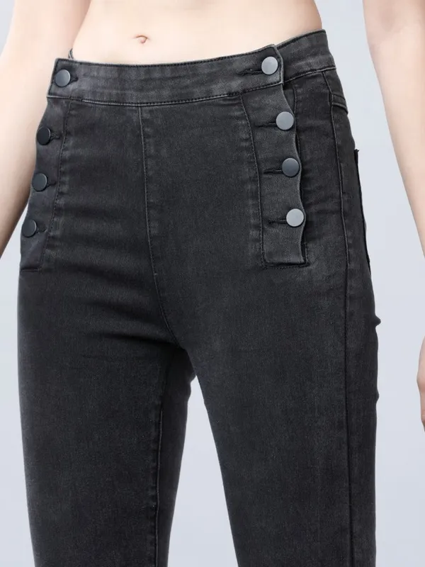  Tokyo Talkies Women Black Slim Fit Clean Look Jeans