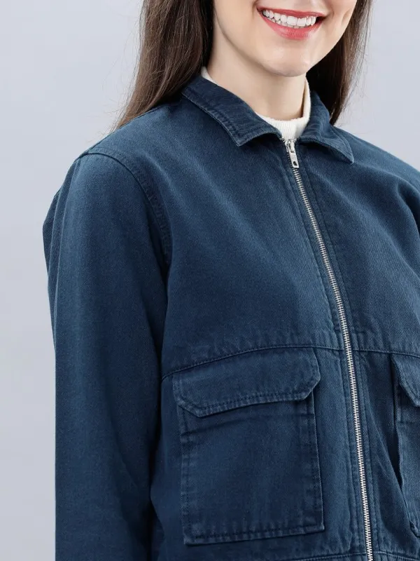 Women Solid Jackets