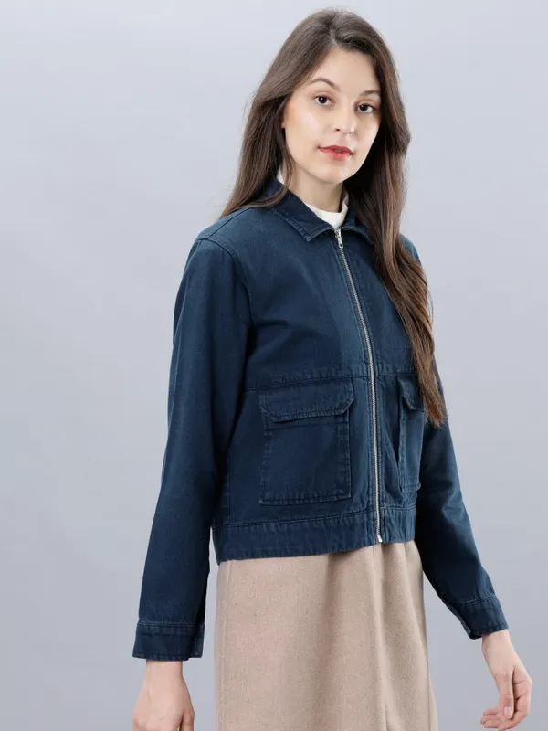 Women Solid Jackets