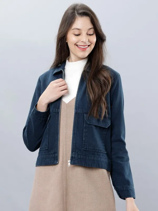 Women Solid Jackets
