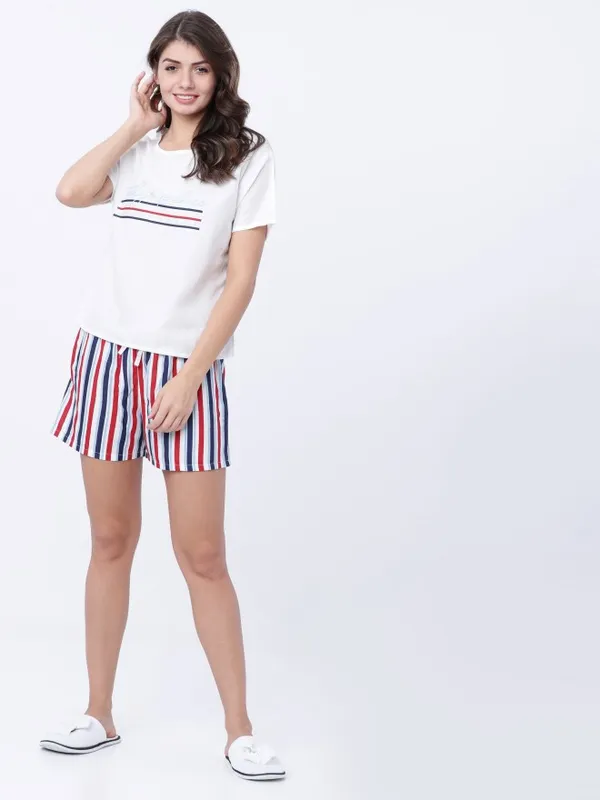 Striped Lounge Shorts