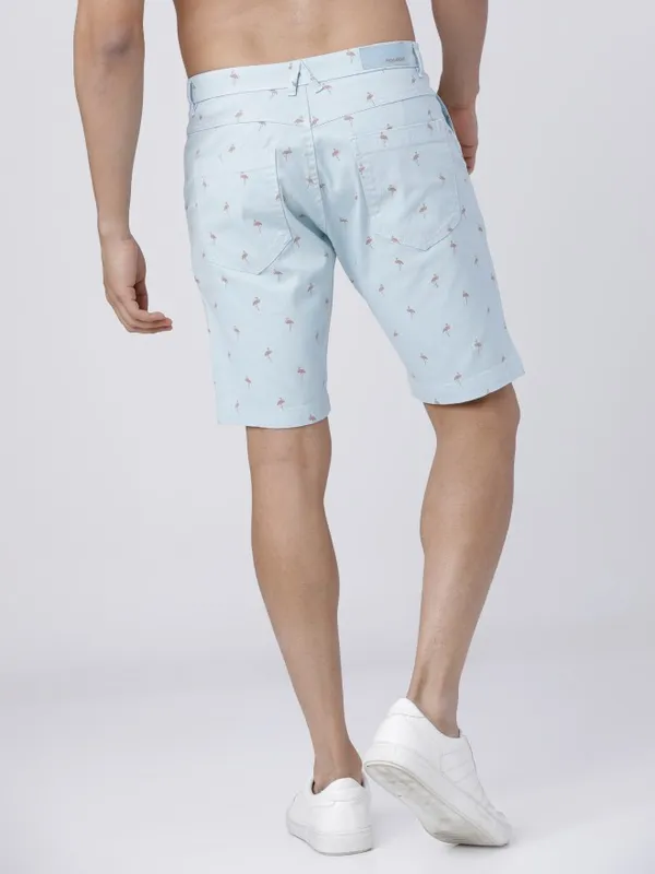  Highlander Men Blue Slim Fit Chino Shorts Shorts