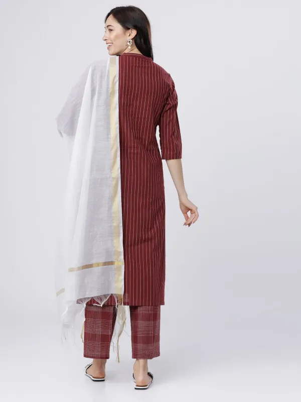 Women Kurta with Palazzo & Dupatta