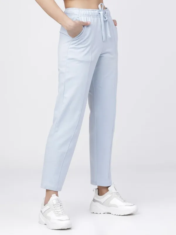  Tokyo Talkies Women Blue Slim Fit Track Pants