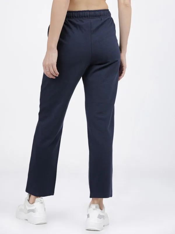  Tokyo Talkies Women Navy Blue Straight Fit Track Pants