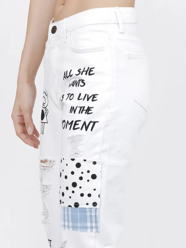 Women Boyfriend Fit Jeans