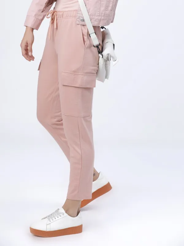  Tokyo Talkies Women Rose Slim Fit Track Pants