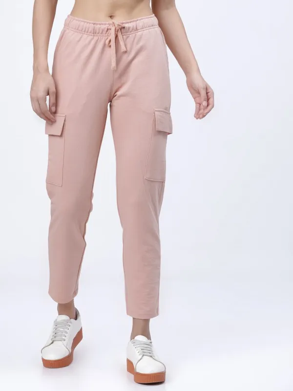  Tokyo Talkies Women Rose Slim Fit Track Pants